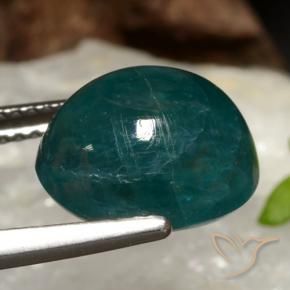Grandidierita Verde escuro azul Natural 6.91ct, oval, Translúcido