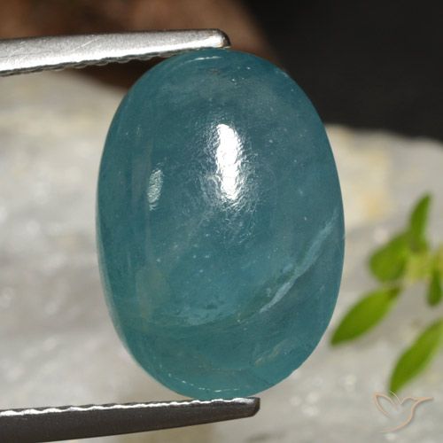 6.33ct Natural Azul verde Grandidierita, oval, Translúcido