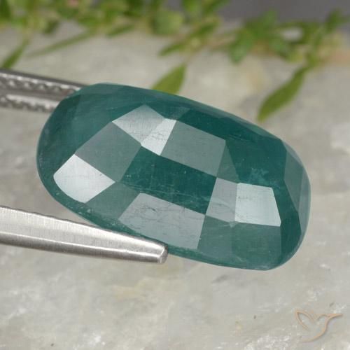 Grandidierita Verde azul escuro Natural 7.78ct, Almofada, VS-SI