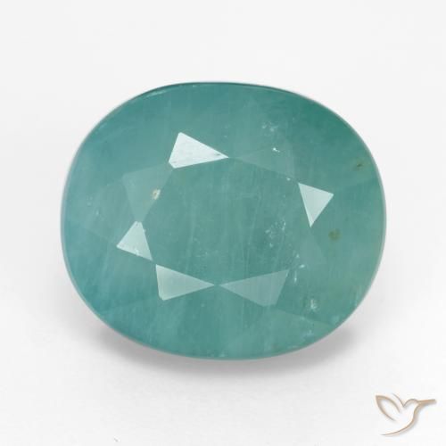 8.85ct Natural Verde Espuma do Mar Grandidierita, oval, SI-I1