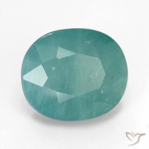 Grandidierita Verde Espuma do Mar Natural 8.85ct, oval, SI-I1