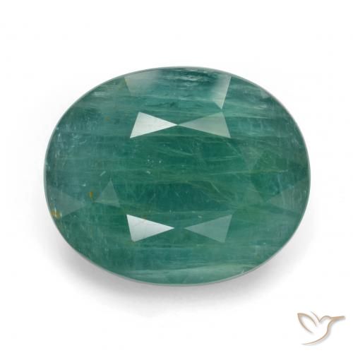 8.66ct Natural Azul-esverdeado Grandidierita, oval, I1