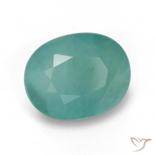 Grandidierita Verde Espuma do Mar Natural 6.01ct, oval, SI-I1