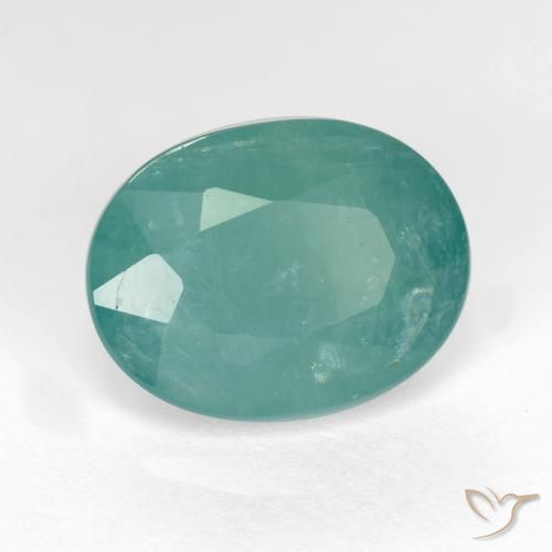 Grandidierita Azul esverdeado Natural 6.32ct, oval, SI-I1