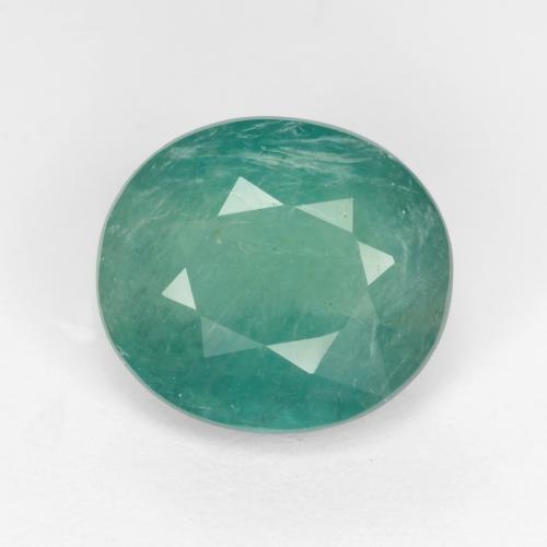 Grandidierita turquesa natural 3,45ct, corte oval, SI-I1