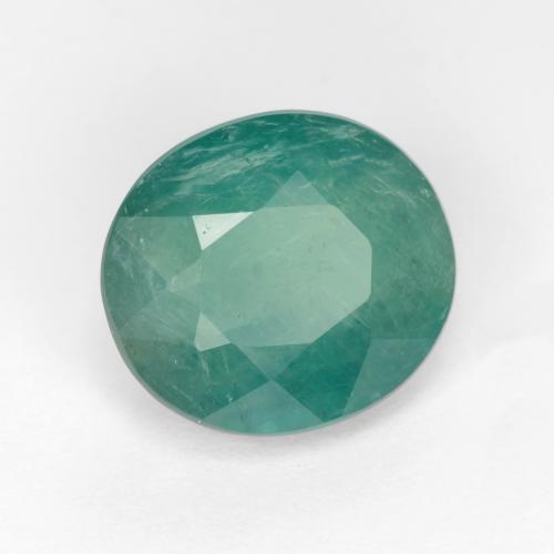 Grandidierita turquesa natural 3,45ct, corte oval, SI-I1