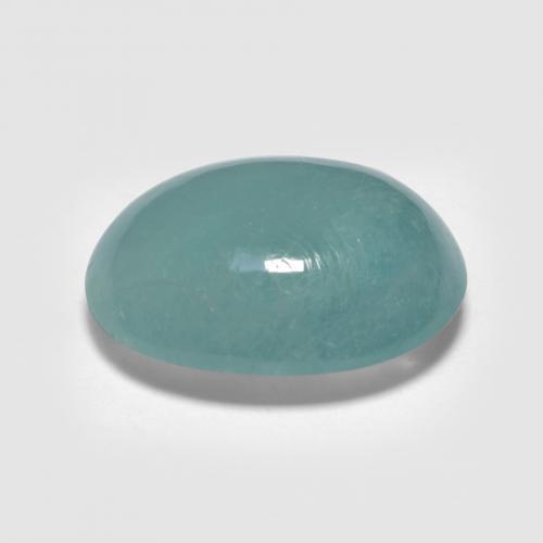 Grandidierita turquesa natural 4,59ct, corte oval, translúcido