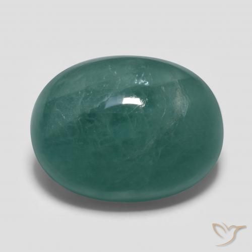 14.47ct Natural Azul-esverdeado Grandidierita, oval, Translúcido