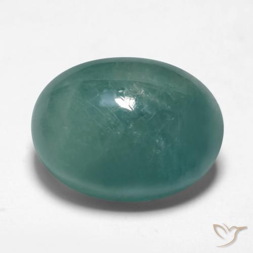 8.54ct Natural Azul-esverdeado Grandidierita, oval, Translúcido