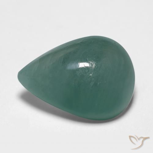 9.07ct Natural Azul-esverdeado Grandidierita, Formato de pêra, Translúcido