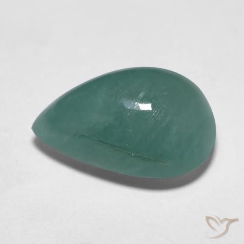 Grandidierita Azul-esverdeado Natural 9.07ct, Formato de pêra, Translúcido