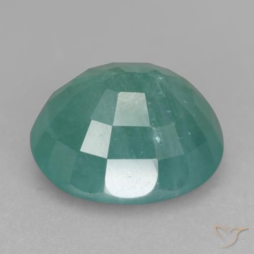 Grandidierita Verde claro Azul Natural 11.37ct, oval, SI-I1