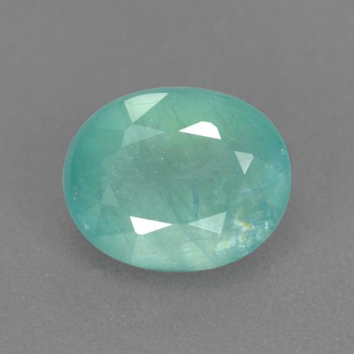 Grandidierita Verde azulado Natural 1,58ct, Corte Oval, SI