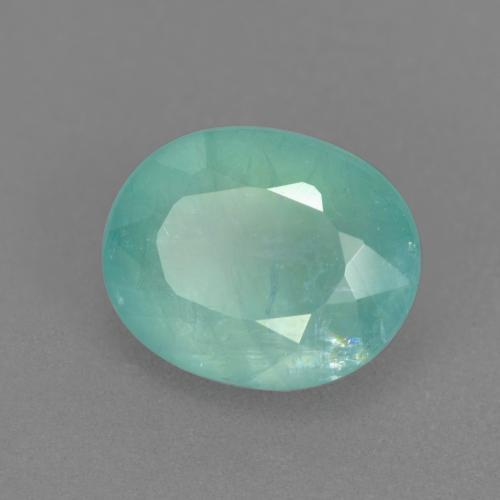 Grandidierita Verde azulado Natural 1,58ct, Corte Oval, SI