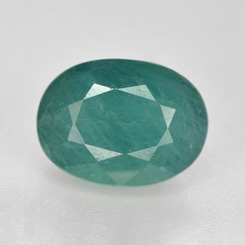 Grandidierita turquesa profundo natural 3,39ct, corte oval, VS-SI