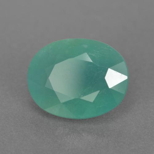 Grandidierita turquesa natural 2,87ct, corte oval, VS-SI