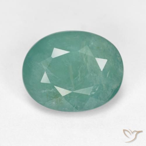 3.57ct Natural Verde azulado médio Grandidierita, oval, VS-SI