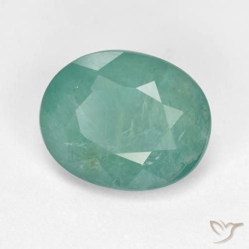 Grandidierita Verde azulado médio Natural 3.57ct, oval, VS-SI