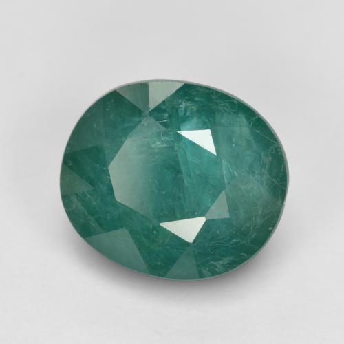 Grandidierita turquesa natural 3,36ct, corte oval, VS-SI