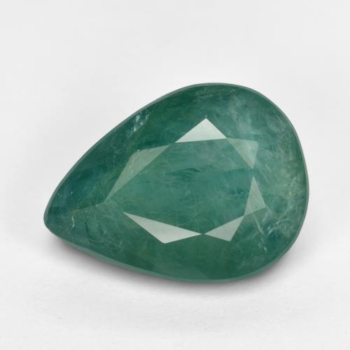 Grandidierita turquesa natural 3,60ct, formato de pêra, VS-SI