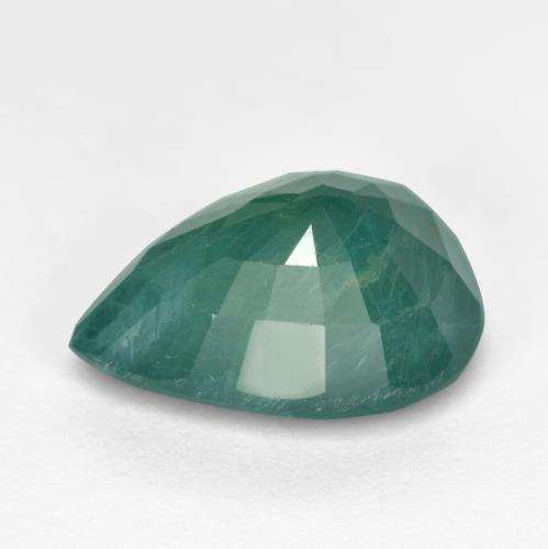 Grandidierita turquesa natural 3,60ct, formato de pêra, VS-SI