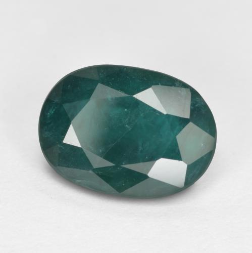 Grandidierita verde azul escuro natural 2,06ct, corte oval, VS-SI