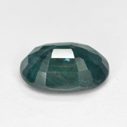 Grandidierita verde azul escuro natural 2,06ct, corte oval, VS-SI