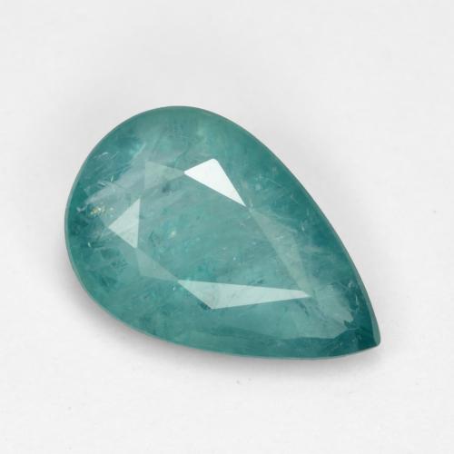 Grandidierita Verde azul médio-escuro Natural 1,04ct, Formato de pêra, VS-SI