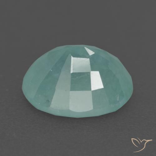 Grandidierita Verde Azulado Claro Natural 3.51ct, oval, VS-SI