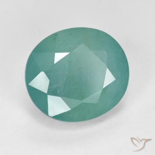 Grandidierita Verde claro Azul Natural 4.97ct, oval, SI
