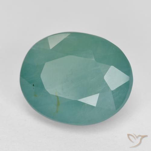 Grandidierita Verde Azul Tom Natural 4.83ct, oval, SI