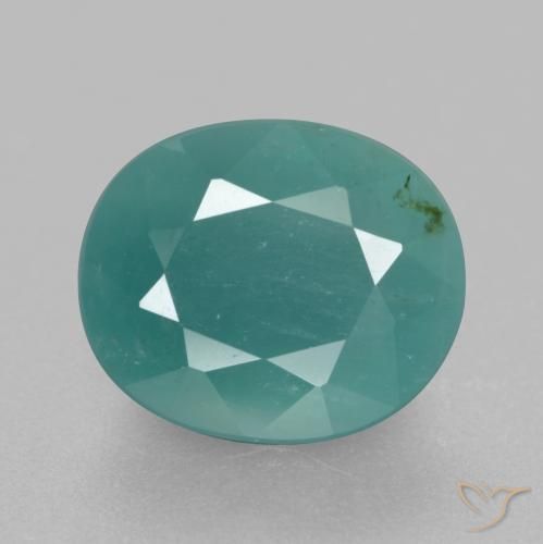 4.21ct Natural Turquesa Grandidierita, oval, SI