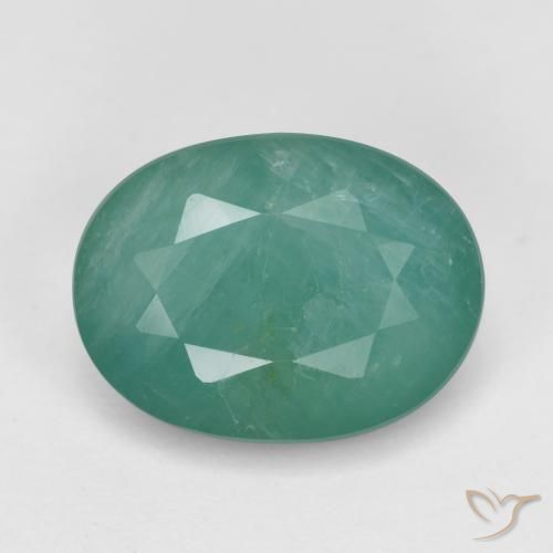3.56ct Natural Verde Azul Tom Grandidierita, oval, SI