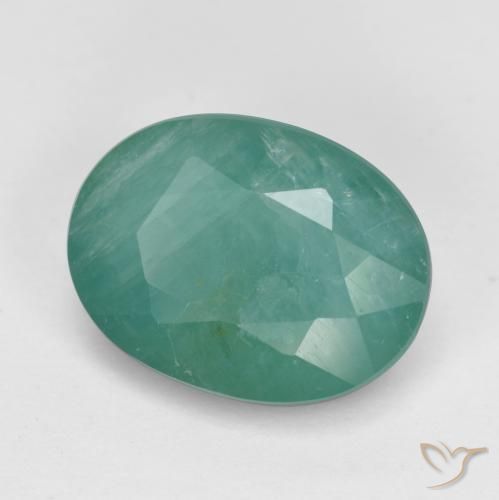 Grandidierita Verde Azul Tom Natural 3.56ct, oval, SI