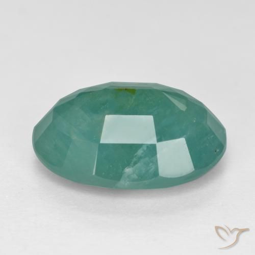 Grandidierita Verde Azul Tom Natural 3.56ct, oval, SI