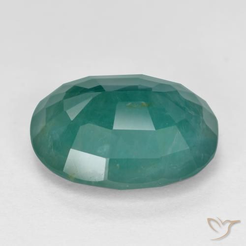 Grandidierita Verde escuro azul Natural 4.60ct, oval, SI