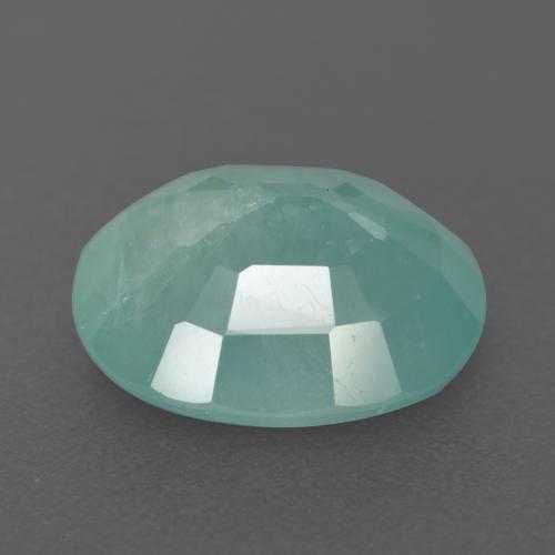Grandidierita Verde Azulado Claro Natural 3.22ct, Corte Oval, SI