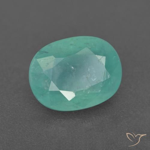Grandidierita Verde Espuma do Mar Natural 2.29ct, oval, SI