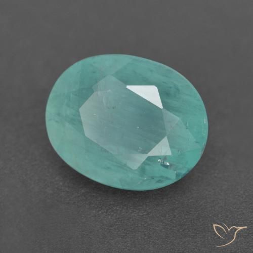 Grandidierita Turquesa Natural 3.39ct, oval, VS-SI
