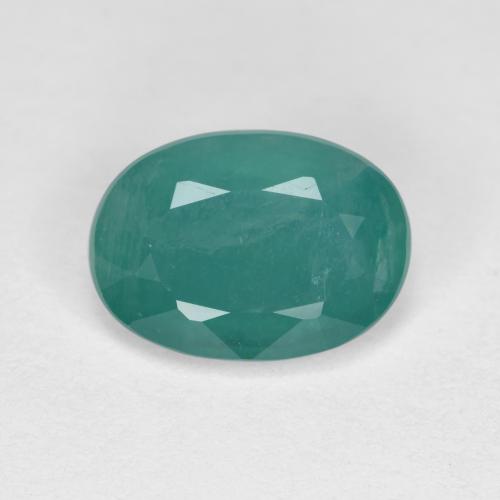 Grandidierita turquesa natural 1,64ct, corte oval, VS-SI