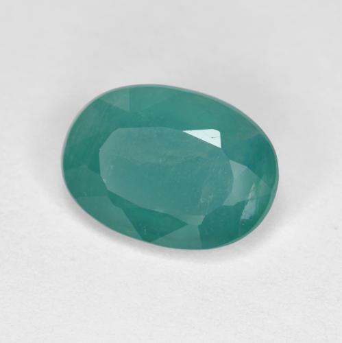 Grandidierita turquesa natural 1,64ct, corte oval, VS-SI