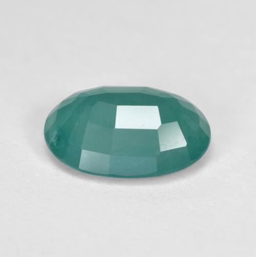 Grandidierita turquesa natural 1,64ct, corte oval, VS-SI