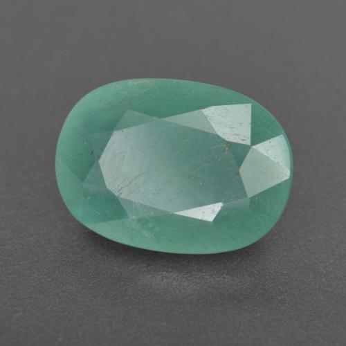 Grandidierita Verde azulado médio Natural 3.30ct, Corte Oval, VS-SI