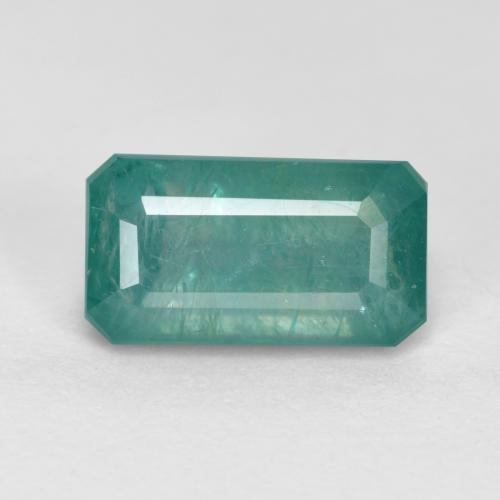 Grandidierita Médio Verde Azul Natural 1.45ct, Corte Esmeralda, SI
