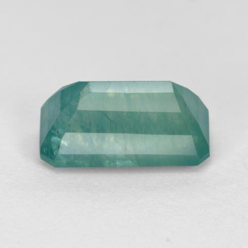 Grandidierita Médio Verde Azul Natural 1.45ct, Corte Esmeralda, SI
