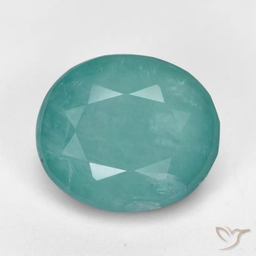 Grandidierita turquesa natural 2,62ct, corte oval, SI