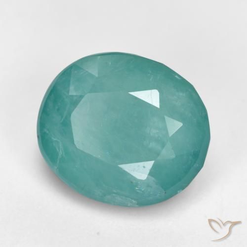 Grandidierita turquesa natural 2,62ct, corte oval, SI