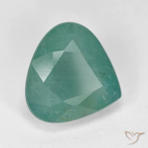 Grandidierita Azul esverdeado Natural 4.17ct, Formato de pêra, VS-SI