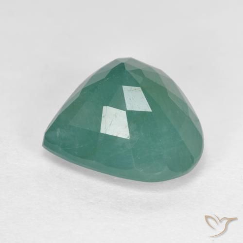 Grandidierita Azul esverdeado Natural 4.17ct, Formato de pêra, VS-SI