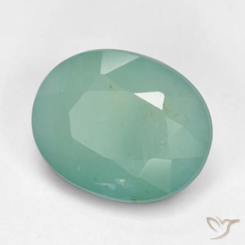3.04ct Natural Verde azulado médio Grandidierita, oval, SI